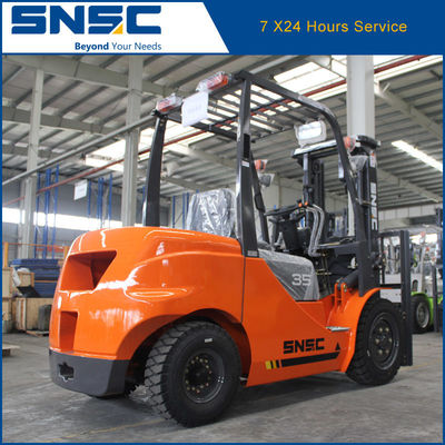 3.5T petit chariot élévateur diesel moteur diesel orange chariot élévateur japonais moteur Isuzu