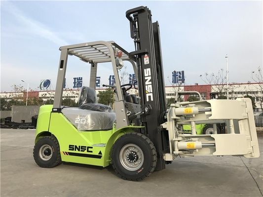 2000 kg de chariot élévateur diesel personnalisé 2 étages / 3 étages mât