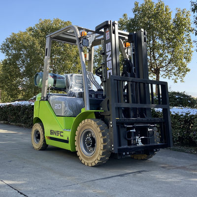 2 tonnes de chariot élévateur à gaz liquéfié 3000 mm-7000 mm
