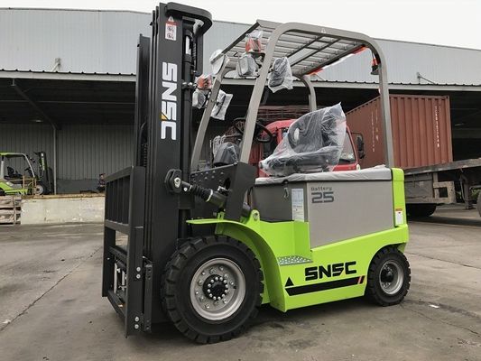 Camion élévateur électrique personnalisé de 2,5 tonnes alimenté par batterie