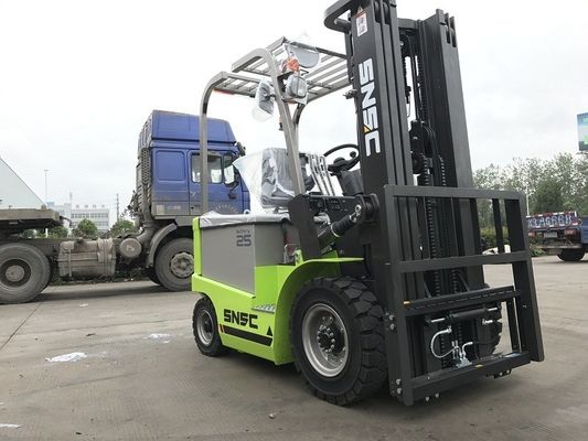 Camion élévateur électrique personnalisé de 2,5 tonnes alimenté par batterie