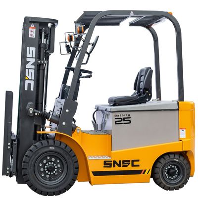 4 voies petit chariot élévateur électrique 2,5 tonnes contrepoids électrique