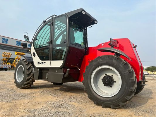7m Petit téléassistant SNSC 3 tonnes Téléscopique de portée chariot élévateur rouge