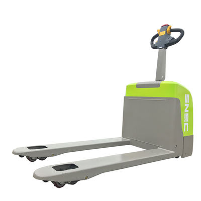 Lithium Battery Powered Pallet Jack 1,5 tonne électrique camion de palettes vert