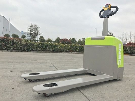 Lithium Battery Powered Pallet Jack 1,5 tonne électrique camion de palettes vert