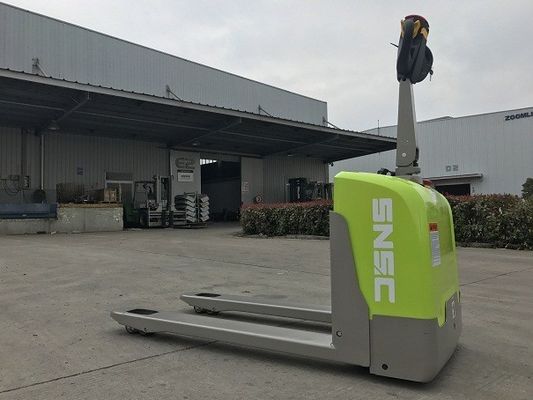 Lithium Battery Powered Pallet Jack 1,5 tonne électrique camion de palettes vert