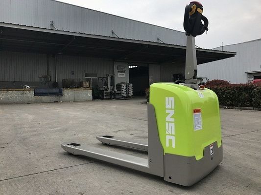 Lithium Battery Powered Pallet Jack 1,5 tonne électrique camion de palettes vert