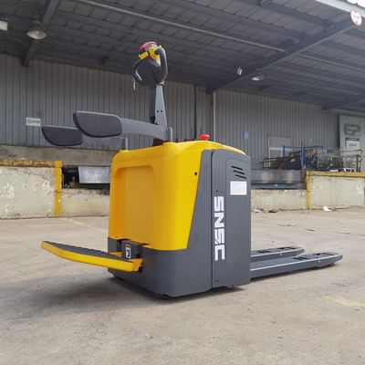 1550mm fourchette batterie alimentée par le camion de palettes pour l'usine de nourriture et de boissons