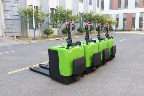 1550mm fourchette batterie alimentée par le camion de palettes pour l'usine de nourriture et de boissons