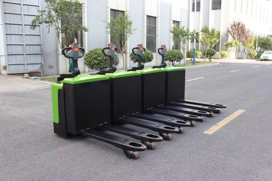 1550mm fourchette batterie alimentée par le camion de palettes pour l'usine de nourriture et de boissons