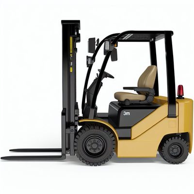 Customizable 3m Lifting Height Electric Forklift with Solid Rubber Tyre and Luxury Suspension Seat