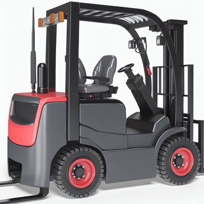 Customizable 3m Lifting Height Electric Forklift with Solid Rubber Tyre and Luxury Suspension Seat